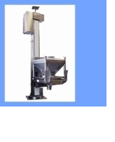 Stationary Container Handling and empty charge weighing system