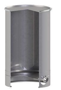 Stainless Steel Drums with lateral outlet